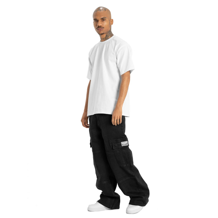 Pantalon cargo en denim baggy pour homme Pro Club