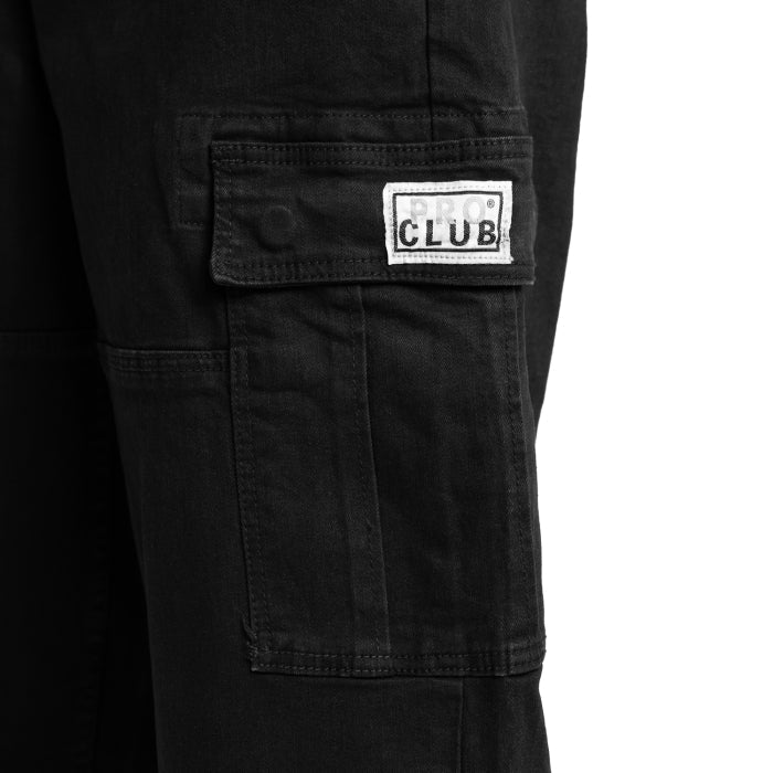 Pantalon cargo en denim baggy pour homme Pro Club