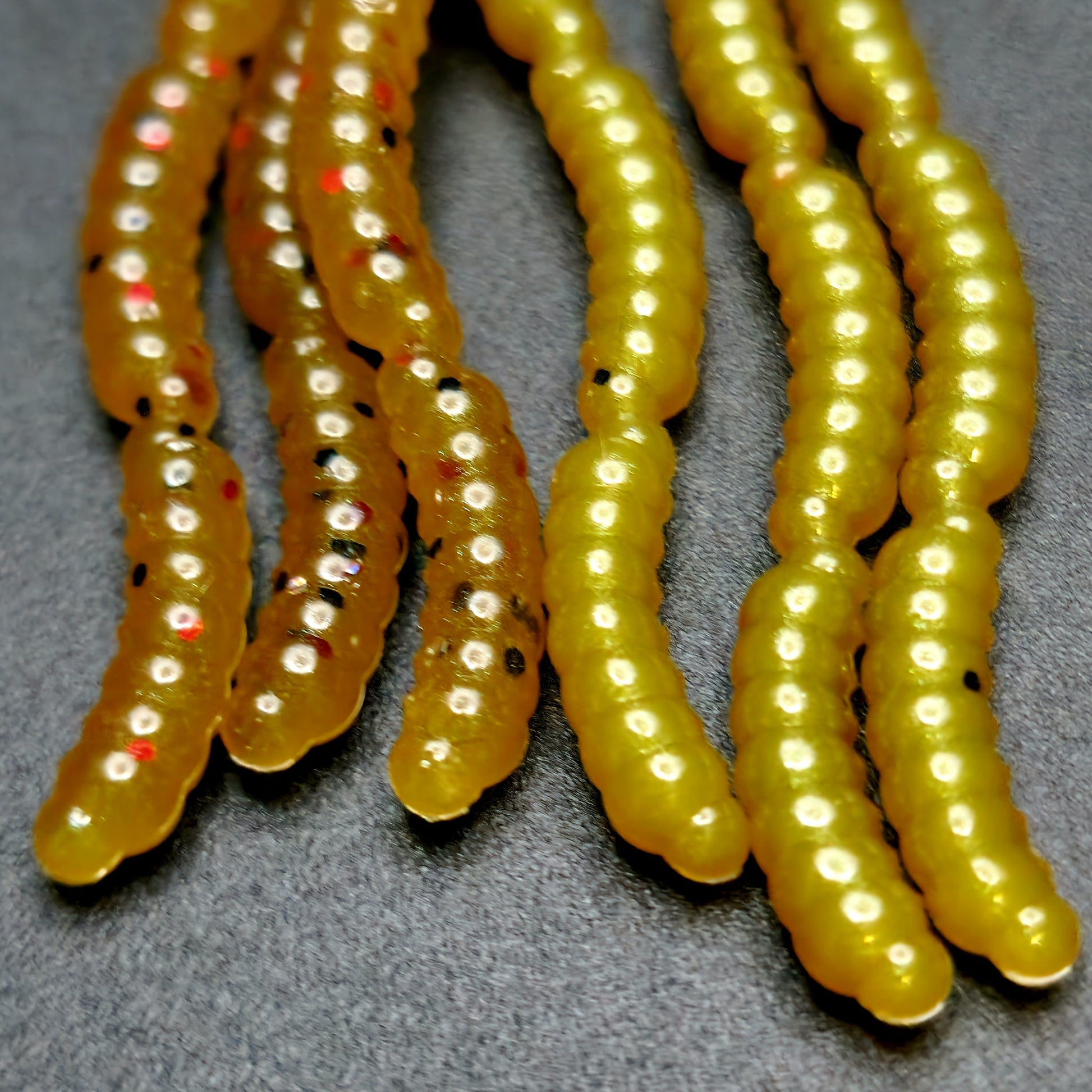 0.5" Inch Floating Apple Maggot Bait for Finesse Fishing - Korvel