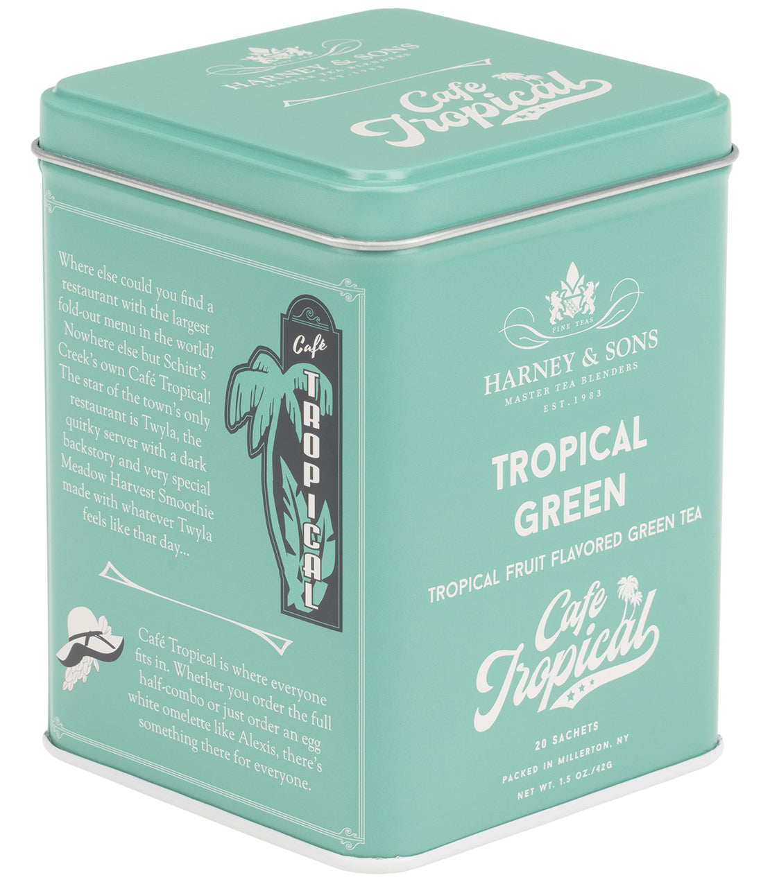 Tropical Green Tea - Tin of 20 Sachets