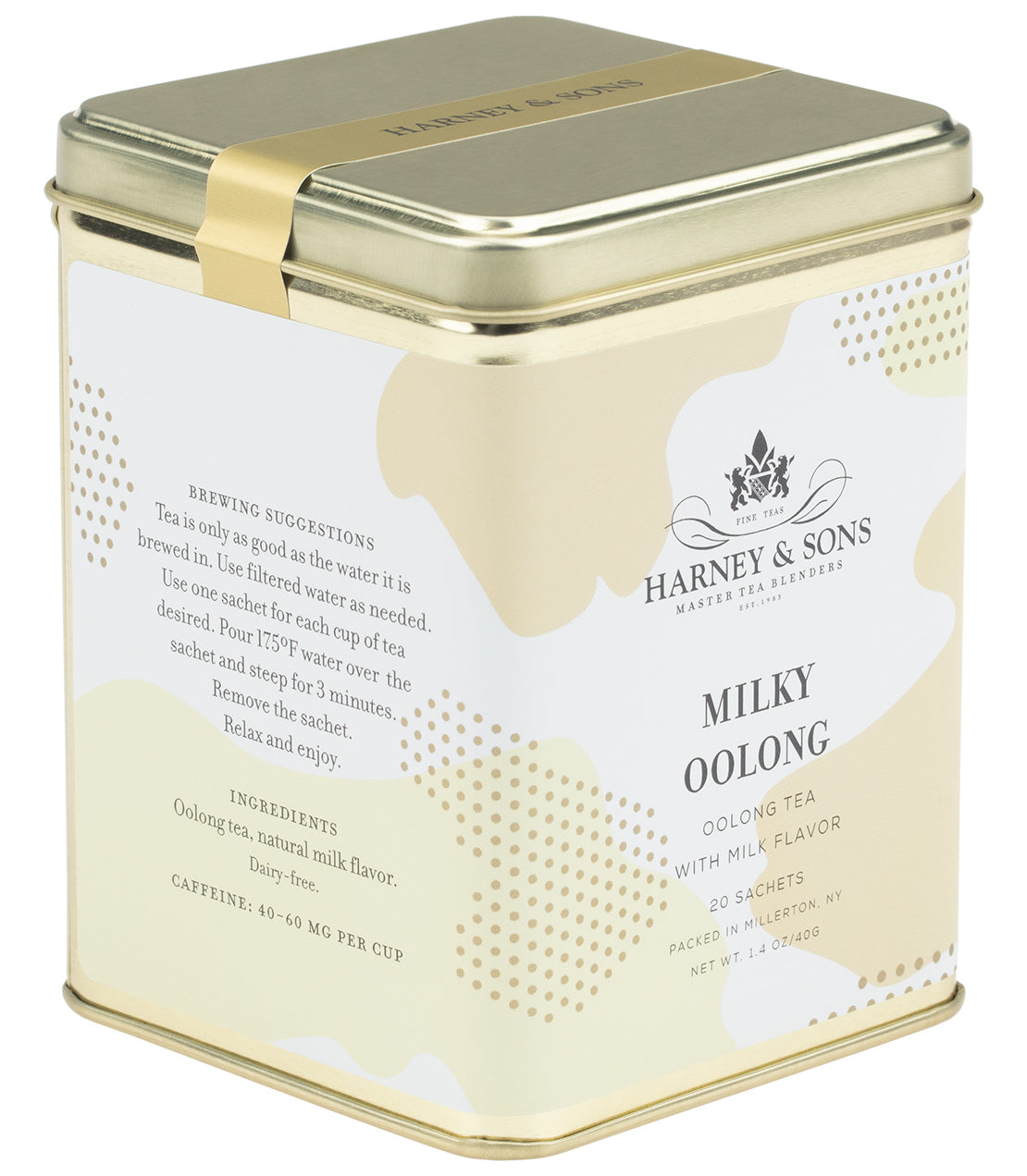 Thé Oolong au Lait - Boîte de 20 Sachets