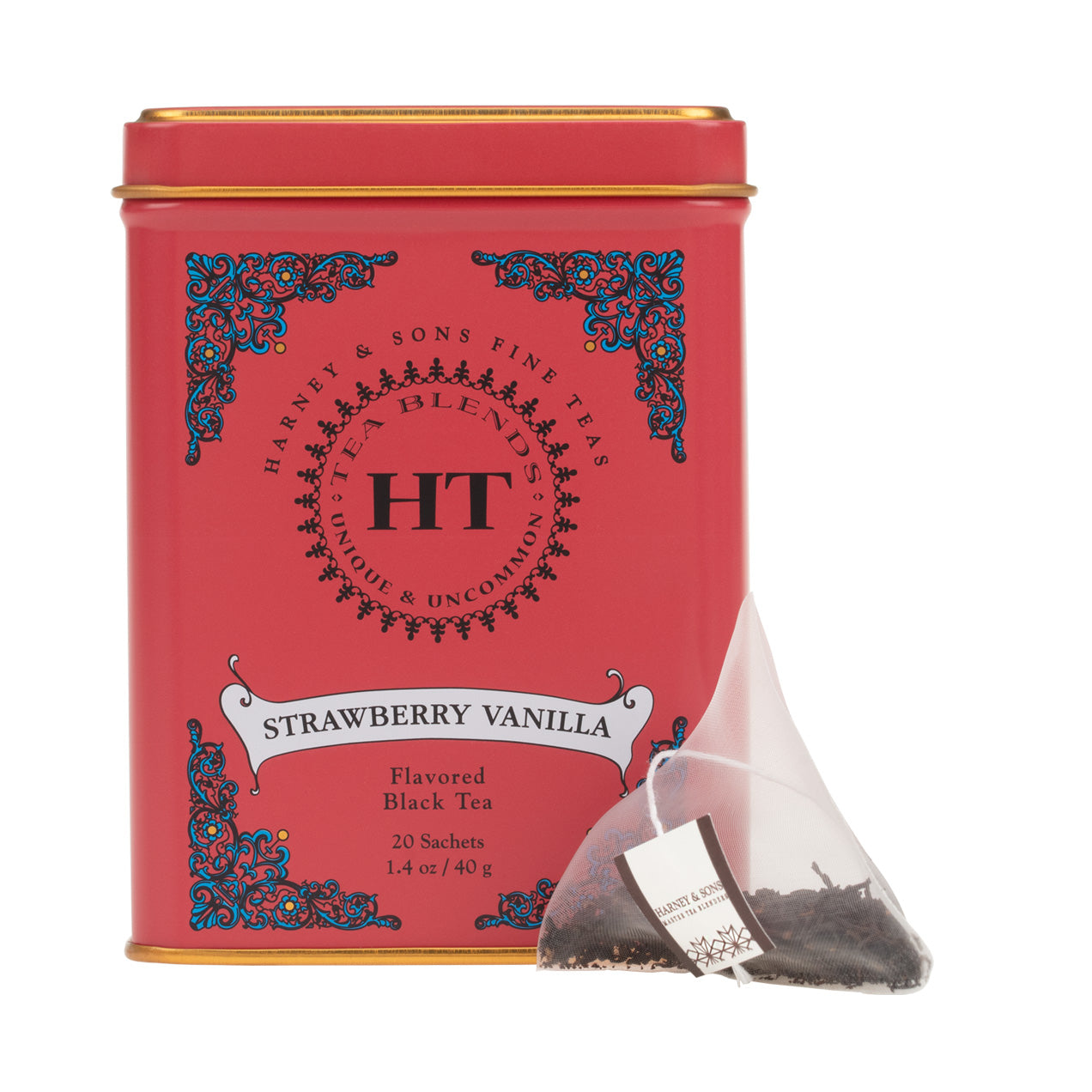 Thé à la fraise et à la vanille - Boîte HT de 20 sachets