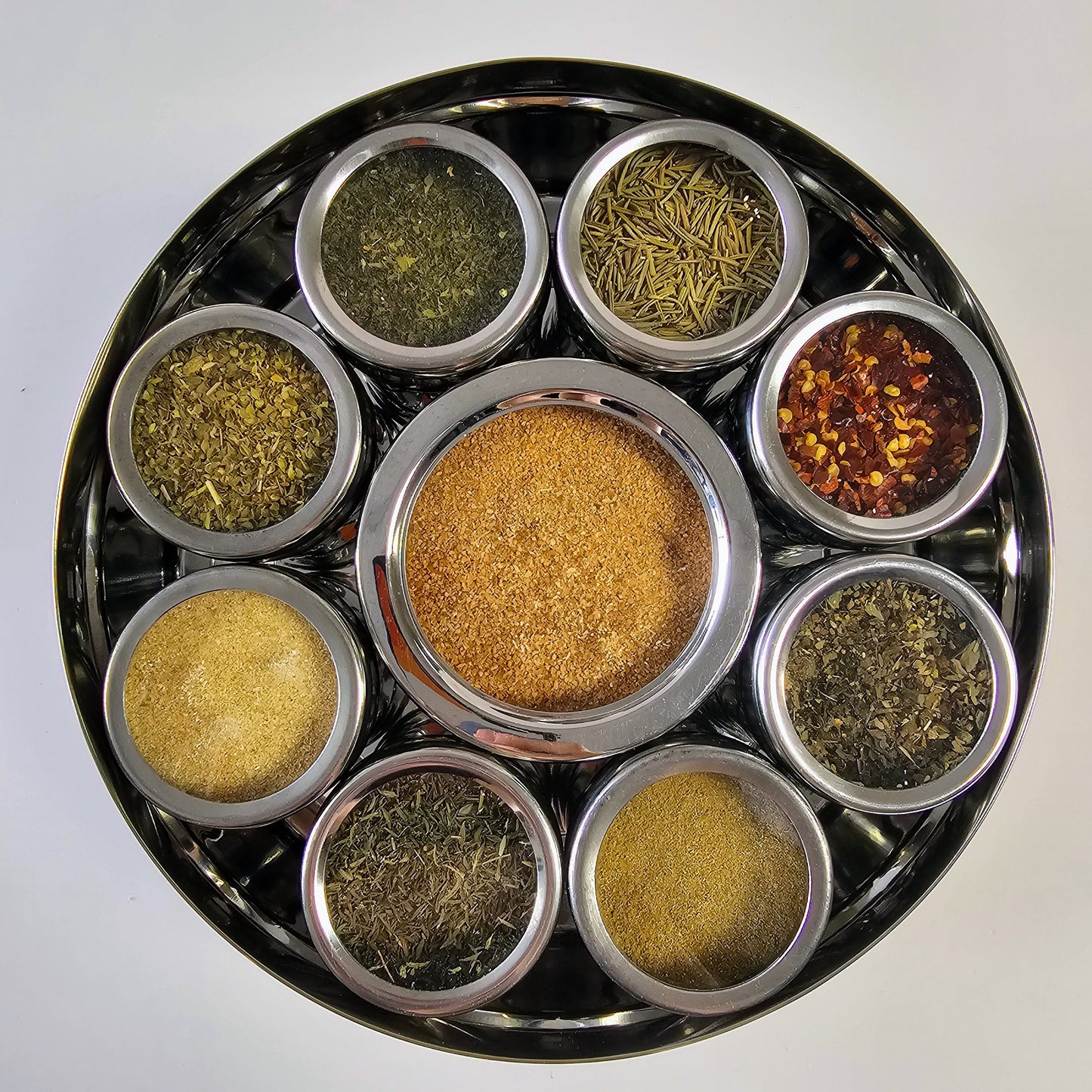 Roue d'épices italienne - Collection d'herbes et d'épices essentielles