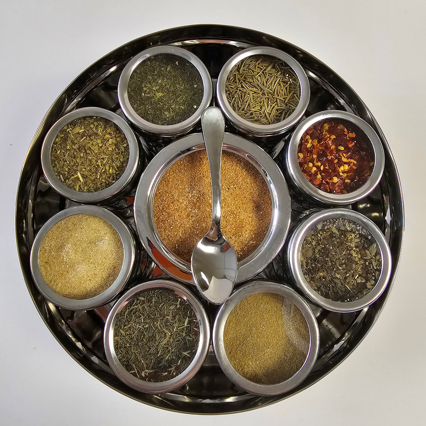 Roue d'épices italienne - Collection d'herbes et d'épices essentielles