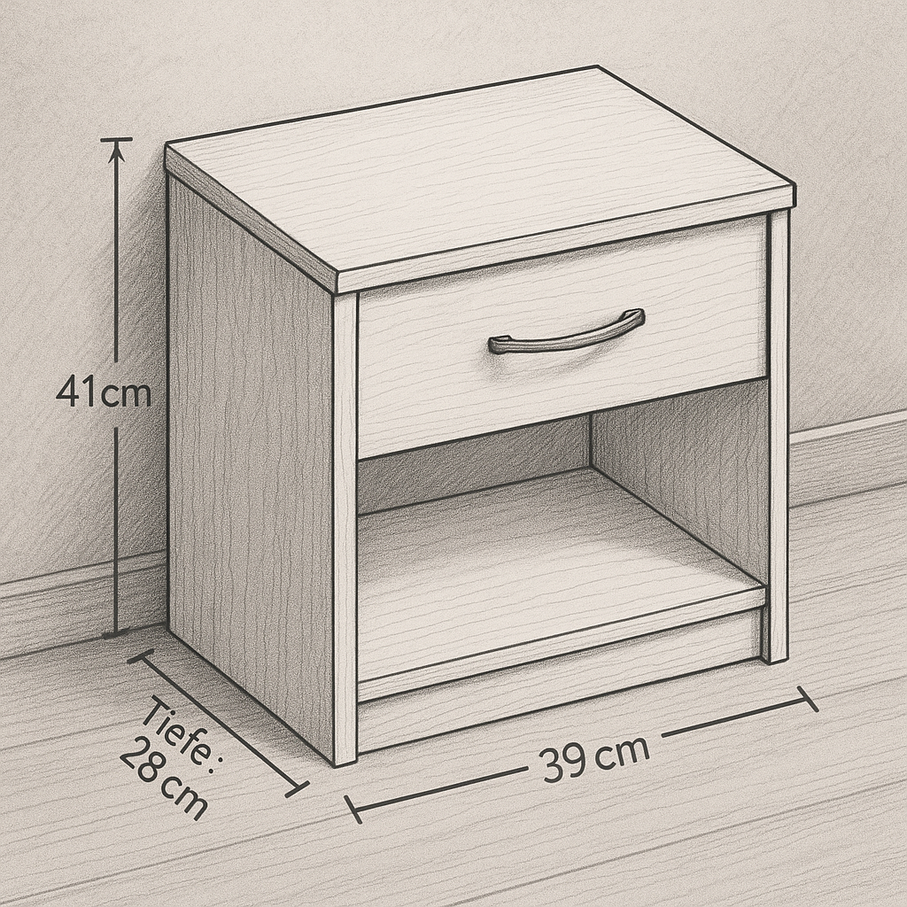 HideBox Bedside Table - Korvel
