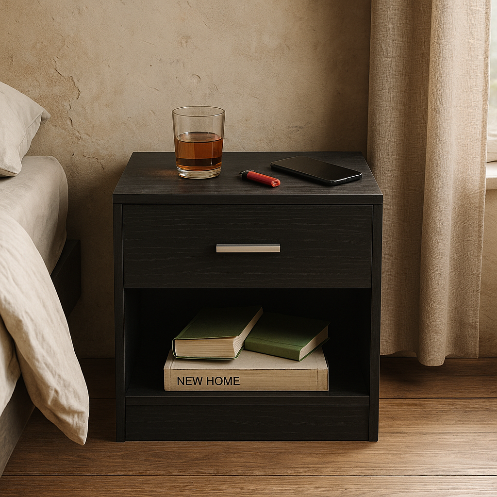 HideBox Bedside Table - Korvel