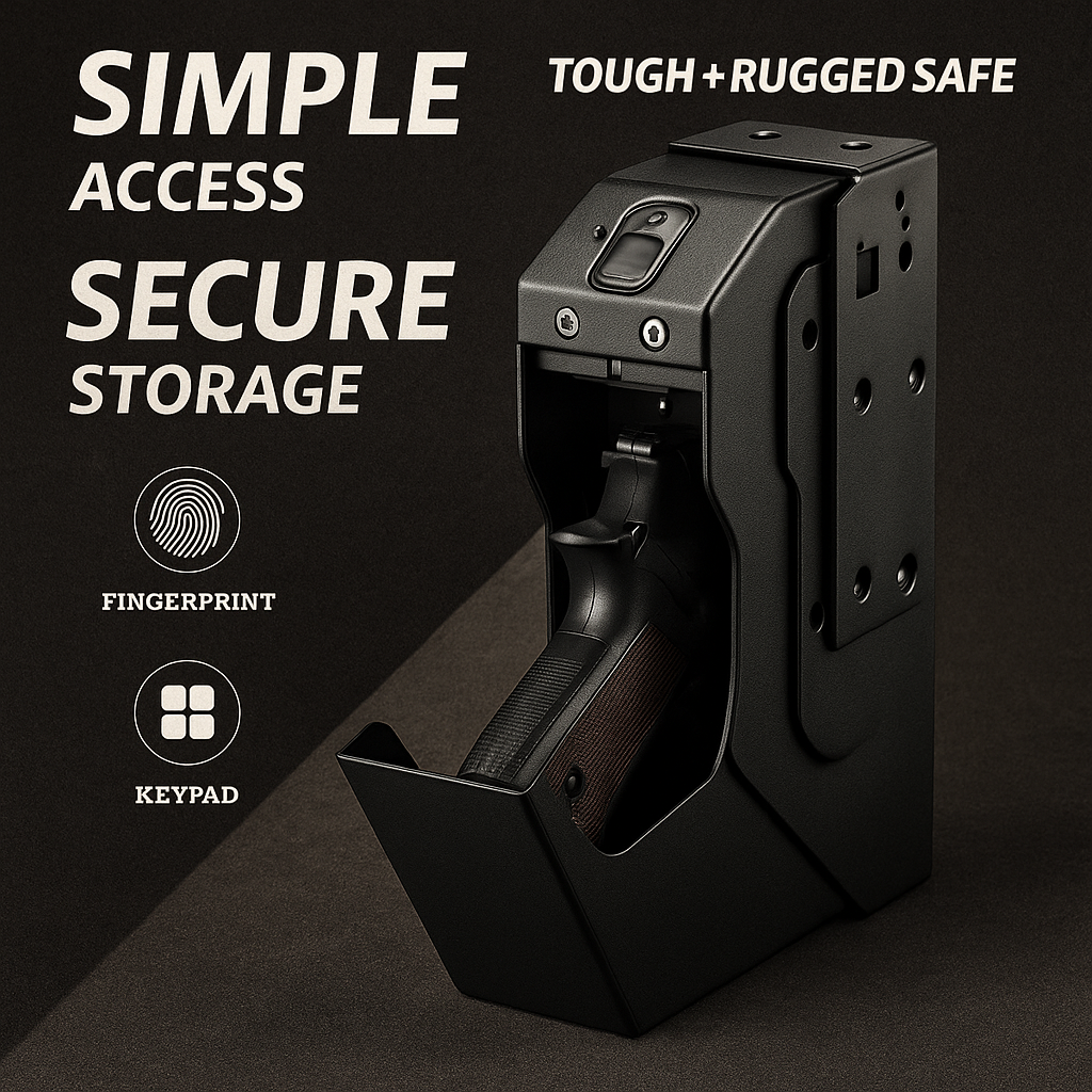 Safe Vault - Biometric Gun Safe for Secure Storage