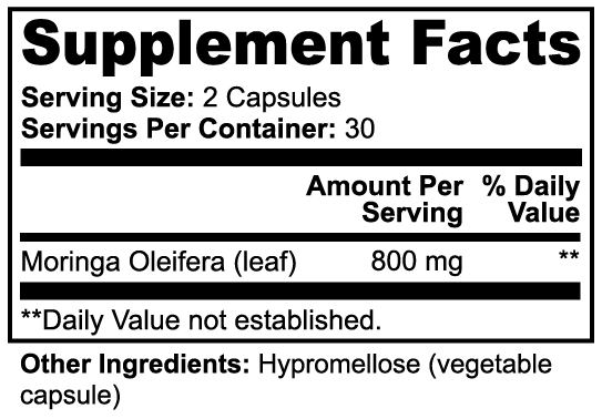 Complément Herbal Pur de Moringa