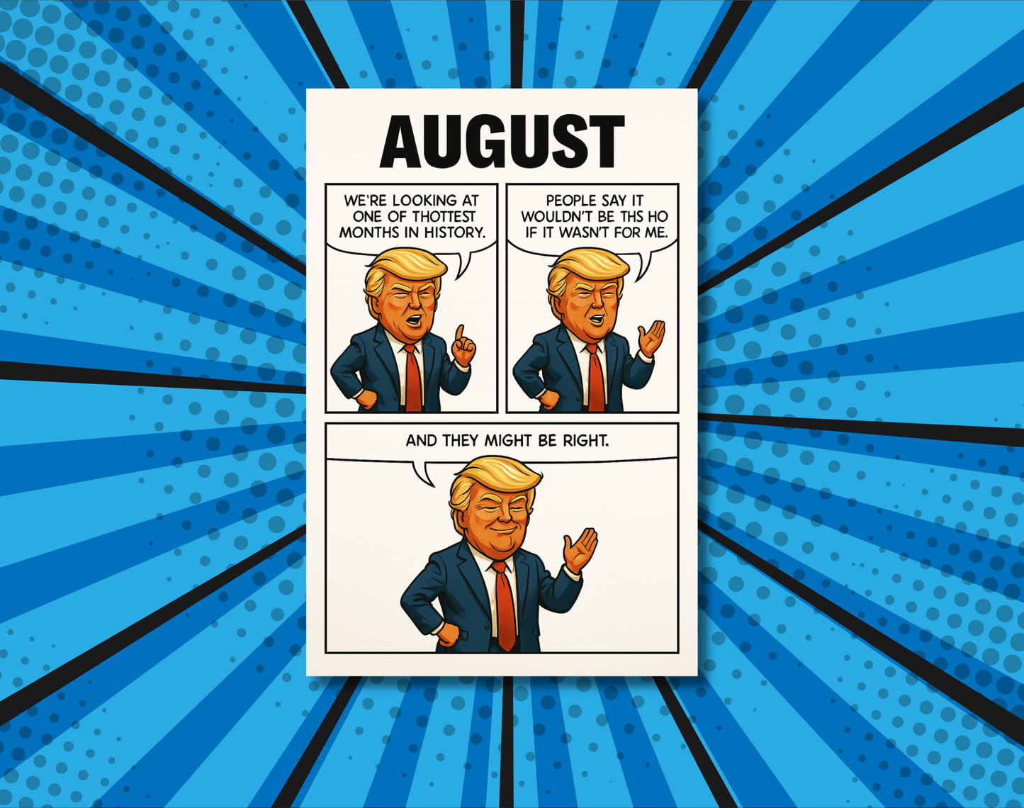 Les Chroniques de la Grandeur : Calendrier Comic 2026