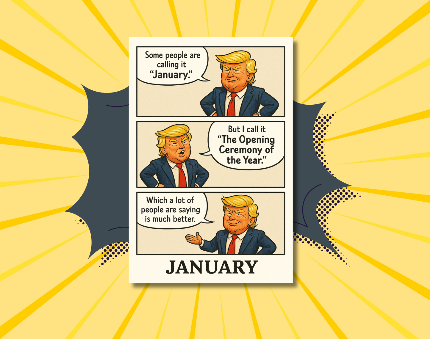 Les Chroniques de la Grandeur : Calendrier Comic 2026