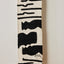 Tótem de Pared Bogolan Vibrations - Blanco con Vibras Negras