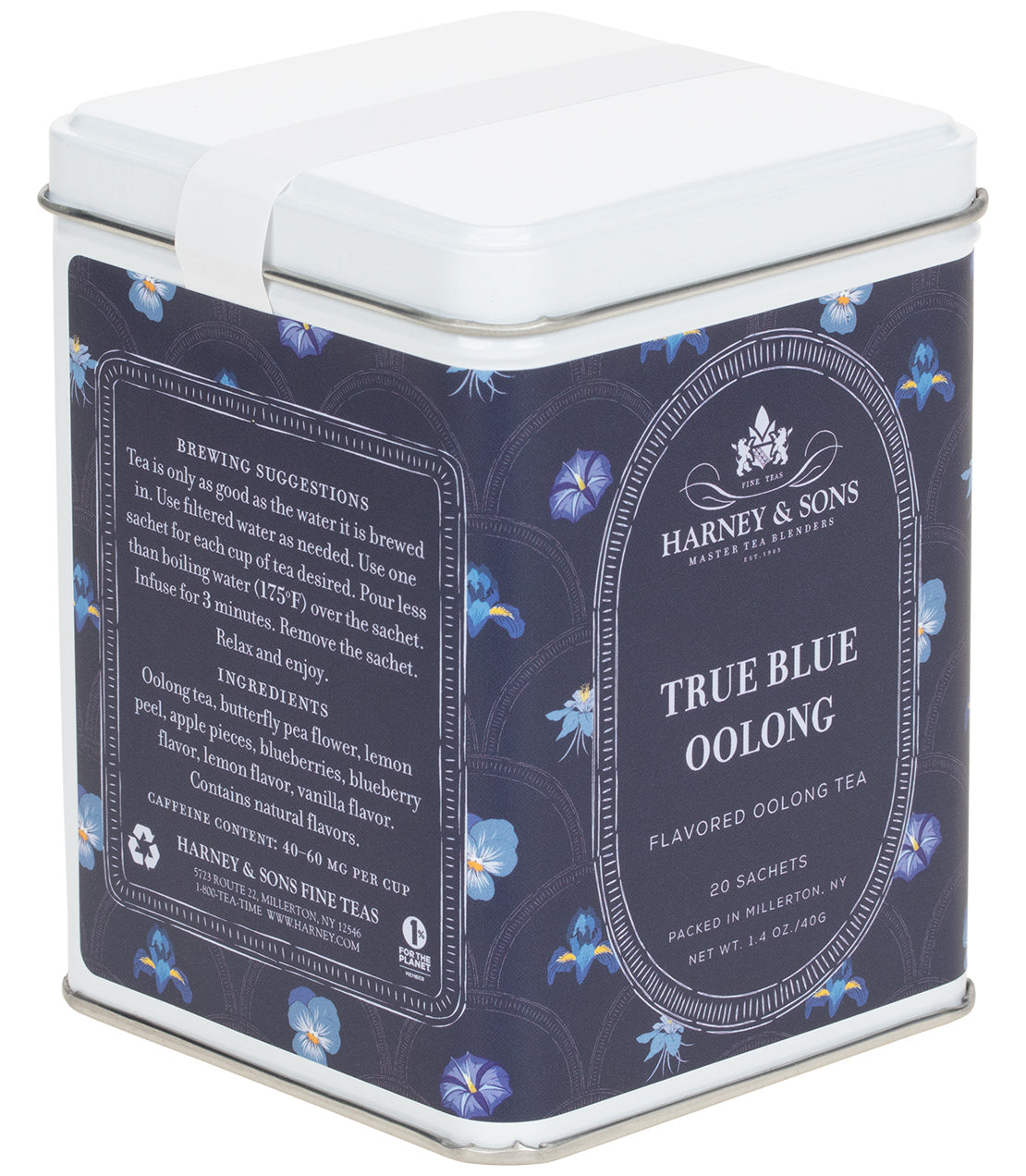 Té Oolong True Blue - Lata de 20 Bolsitas