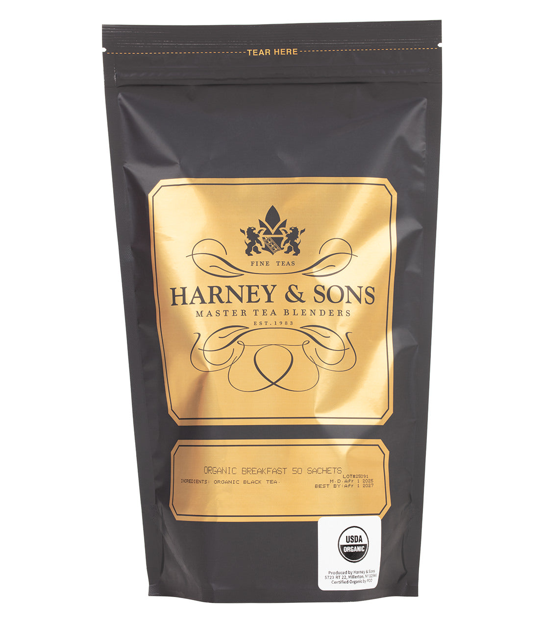 Té Orgánico para el Desayuno - 50 Bolsitas