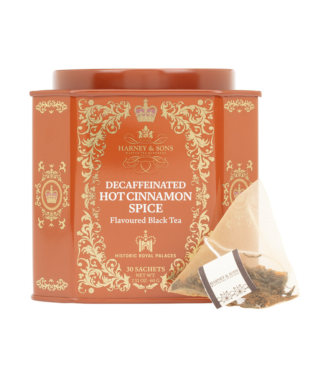 Decaf Hot Cinnamon Spice - HRP Tin of 30 Sachets