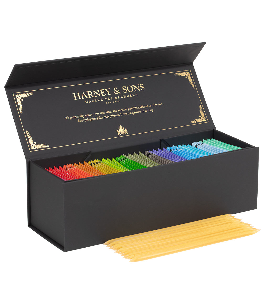 Ensemble cadeau de sachets de thé et miel