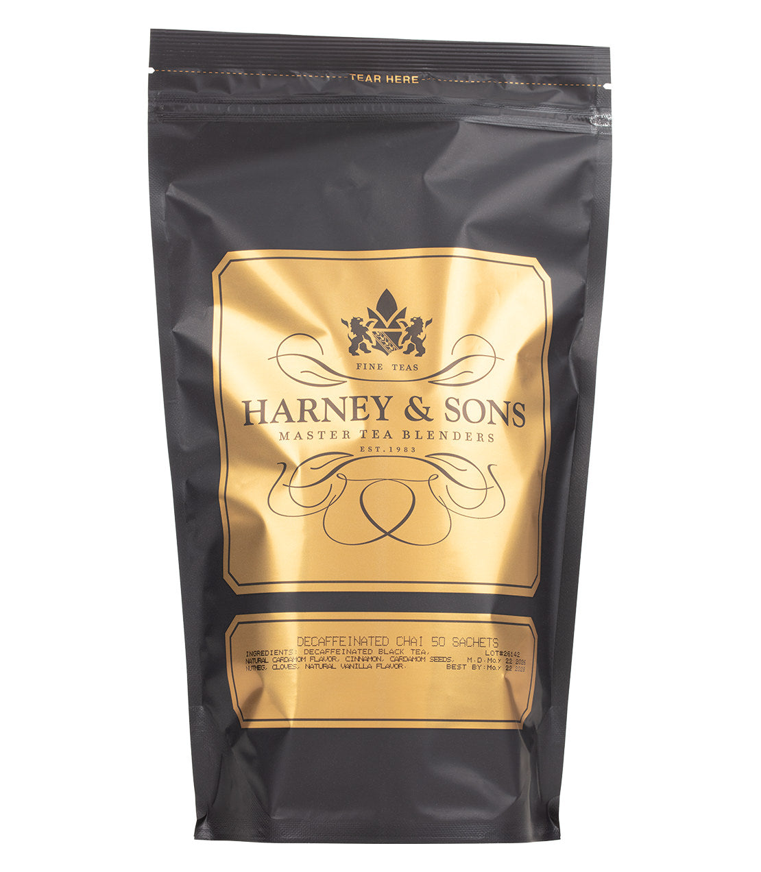 Chai Décaféiné - 50 Sachets de Saveur Réconfortante