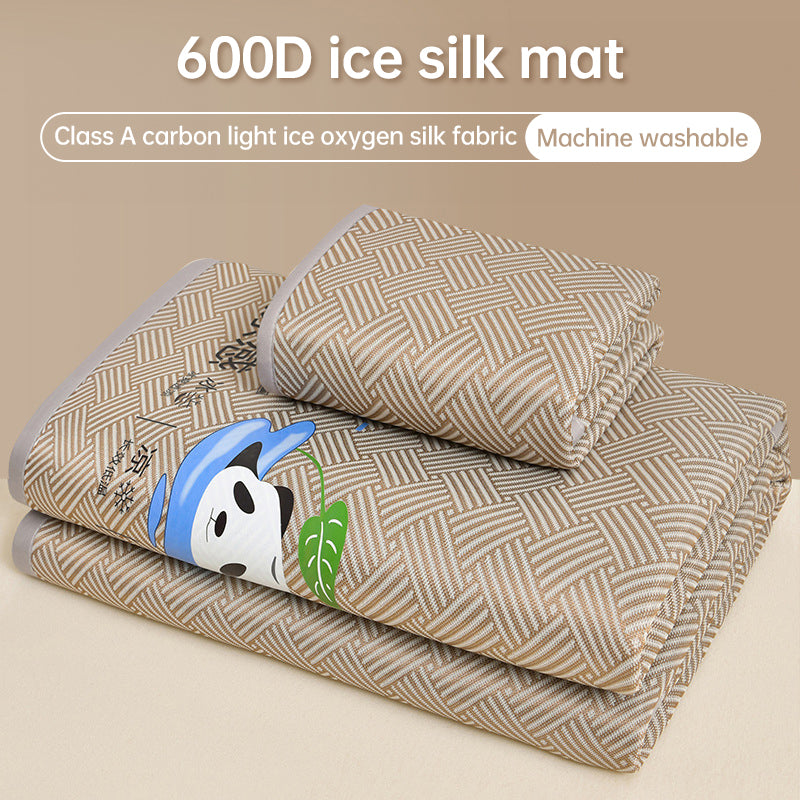 600D Carbon Fiber Summer Mat, Natural Ice Vine Cooling Mat, Can, Naked-sleep Cool Mattress, Pillowcase - Korvel