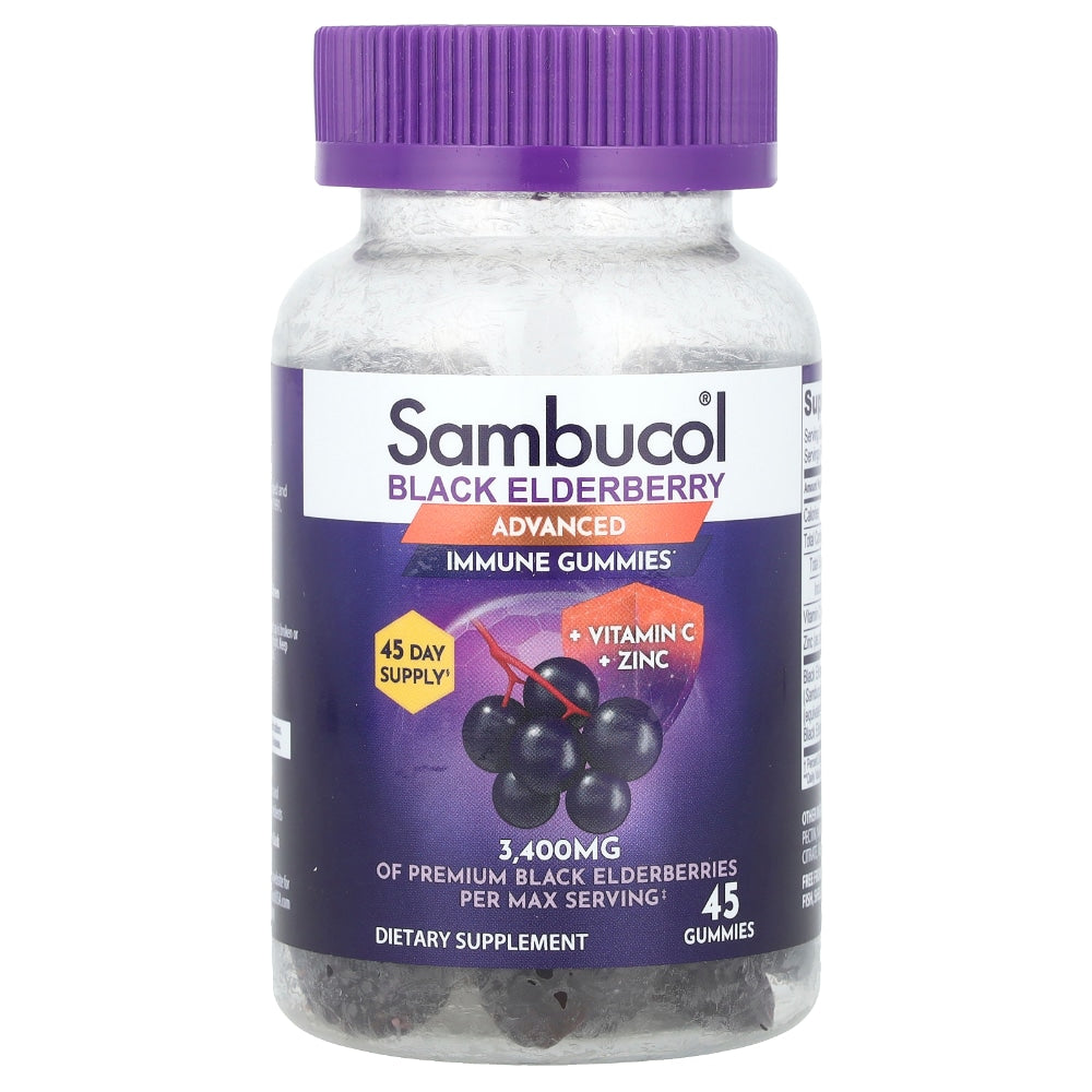 Gomitas Inmunitarias de Sambucol® de Saúco Negro – Fórmula Avanzada