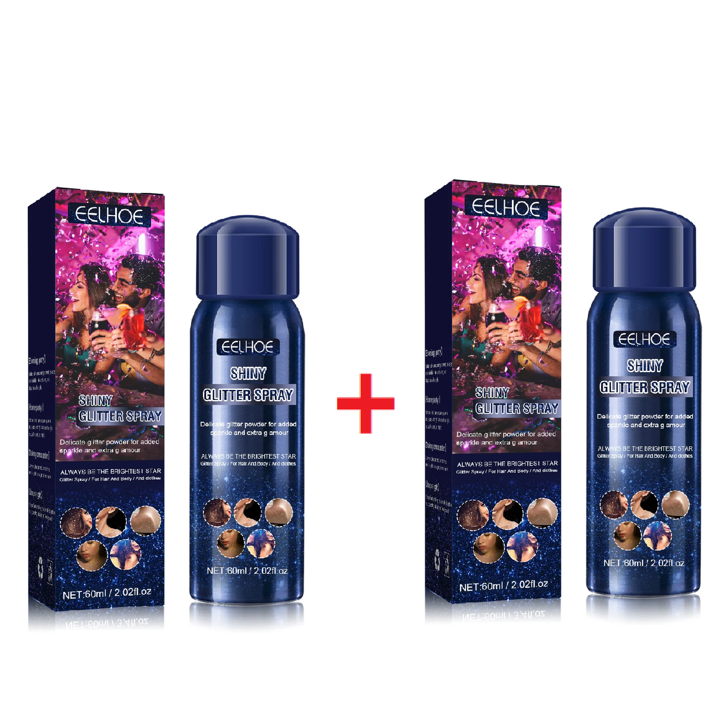 Glitter Spray for Radiant Body & Hair Highlights