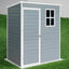 5x3ft Resin Outdoor Storage Shed Kit-Perfect to Store Patio Furniture Grey - Korvel