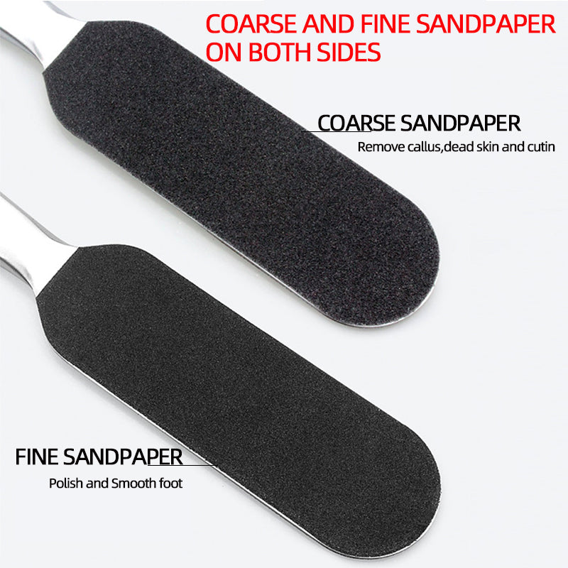 Premium Stainless Steel Double-Sided Foot File