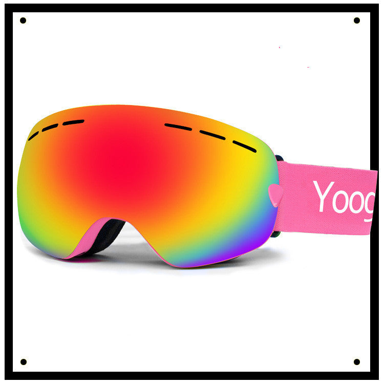 Premium Double-Layer Ski Goggles for Adults