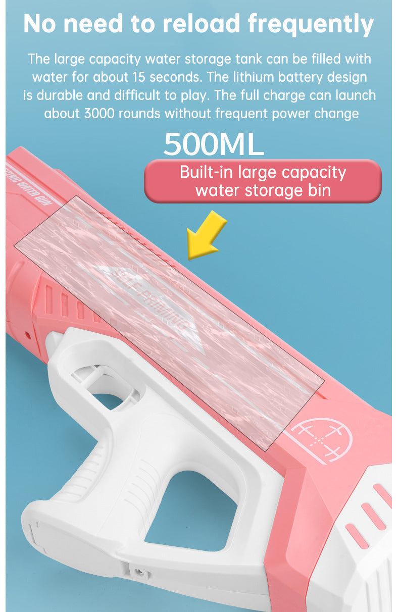 Electric Induction Water Gun Summer Outdoor Toys Automatic Pumping Gun Beach Swimming Pool Water Fight Children's Toy Gifts - Korvel