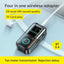 Bluetooth 5.4 Receiver Transmitter 3.5mm AUX Audio Receiver Support TF Card Wireless Audio Adapter With Mic LED Digital Display - Korvel