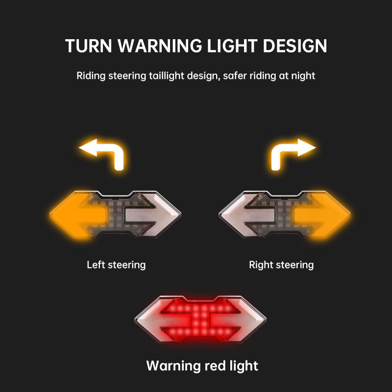 Luz trasera con control remoto inalámbrico para una conducción nocturna segura