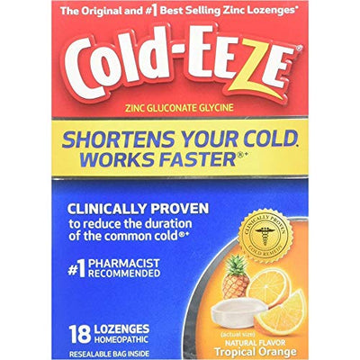 Pastillas Cold Eeze - Sabor Naranja Tropical