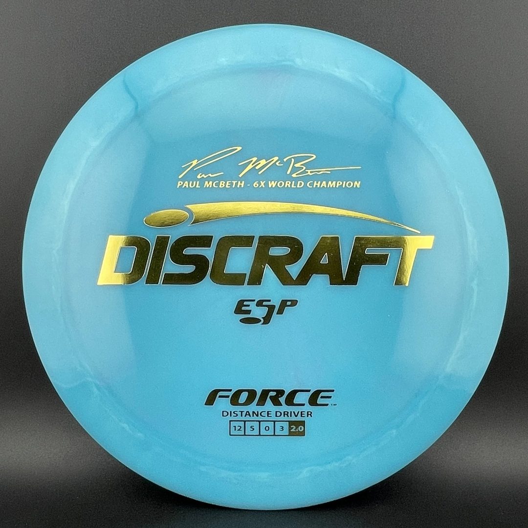 ESP Force - Paul McBeth 6x Signature Series Disc Golf Driver