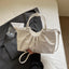 Bolso de hombro con forma de nube plisada Niche para mujeres