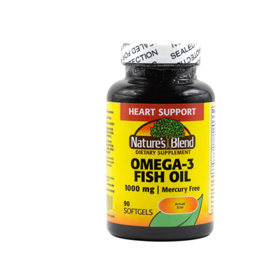 Nature's Blend Omega 3 1000 Mg Softgels - 90 Ct