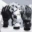 Winter Ski Gloves Warm Thermal Men Women Thickened Cotton Waterproof Non-Slip Warm Riding Outdoor Graffiti Snowboard Cycling - Korvel