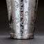 304 stainless steel etched pattern bright light Boston bartender bar two section bartender - Korvel
