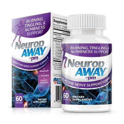 NeuropAWAY PM Nighttime Nerve Support Capsules