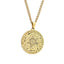Stainless Steel Seven Angels Magic Circle Pendant Necklace