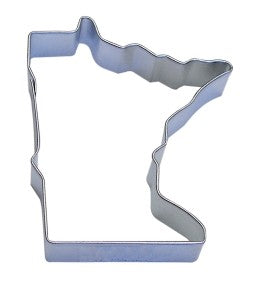 Minnesota State Cookie Cutter - 3.25" Tinplated Steel