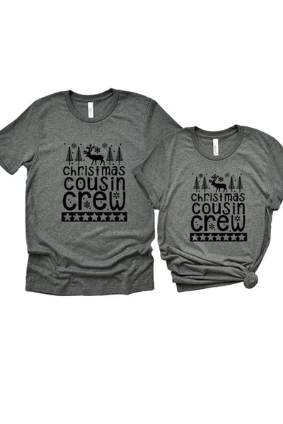 Christmas Cousin Crew Tee 2054 - Korvel