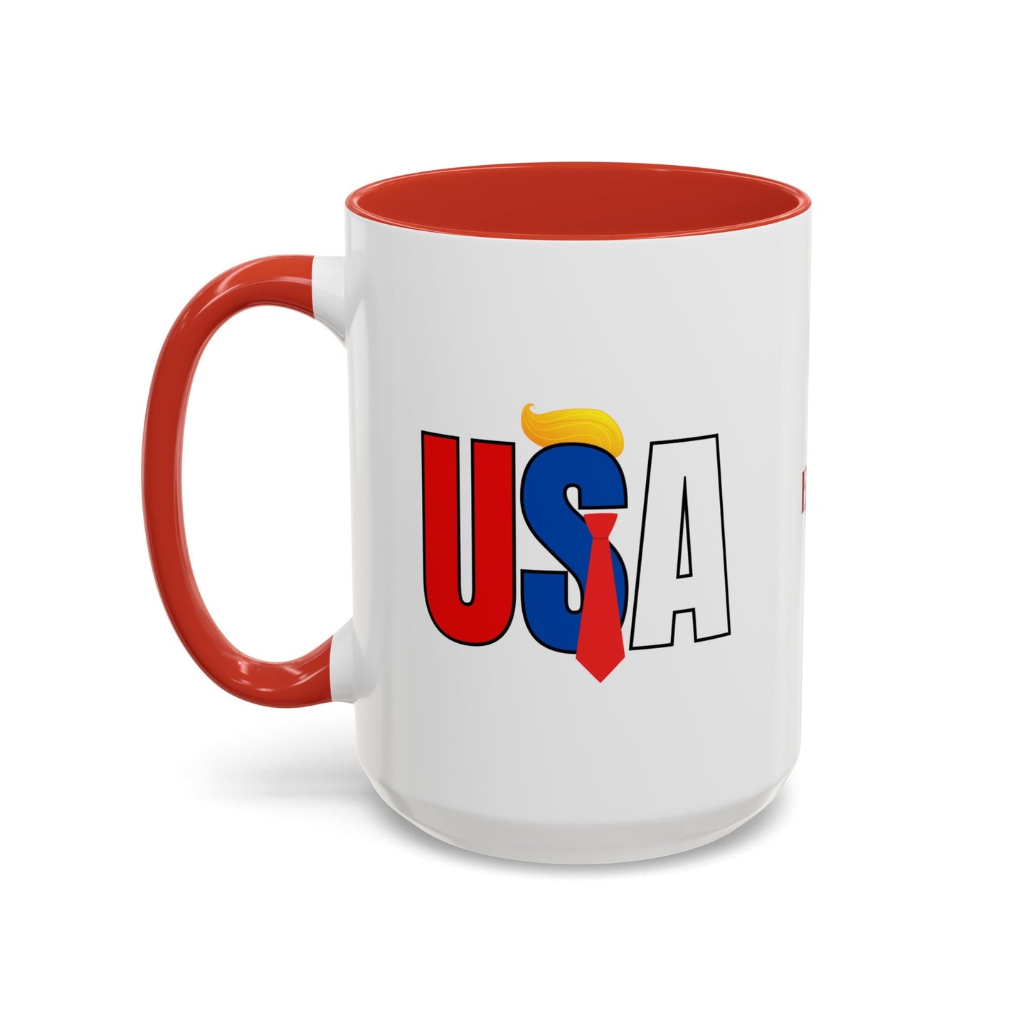 Taza de café con acento vibrante de EE. UU.