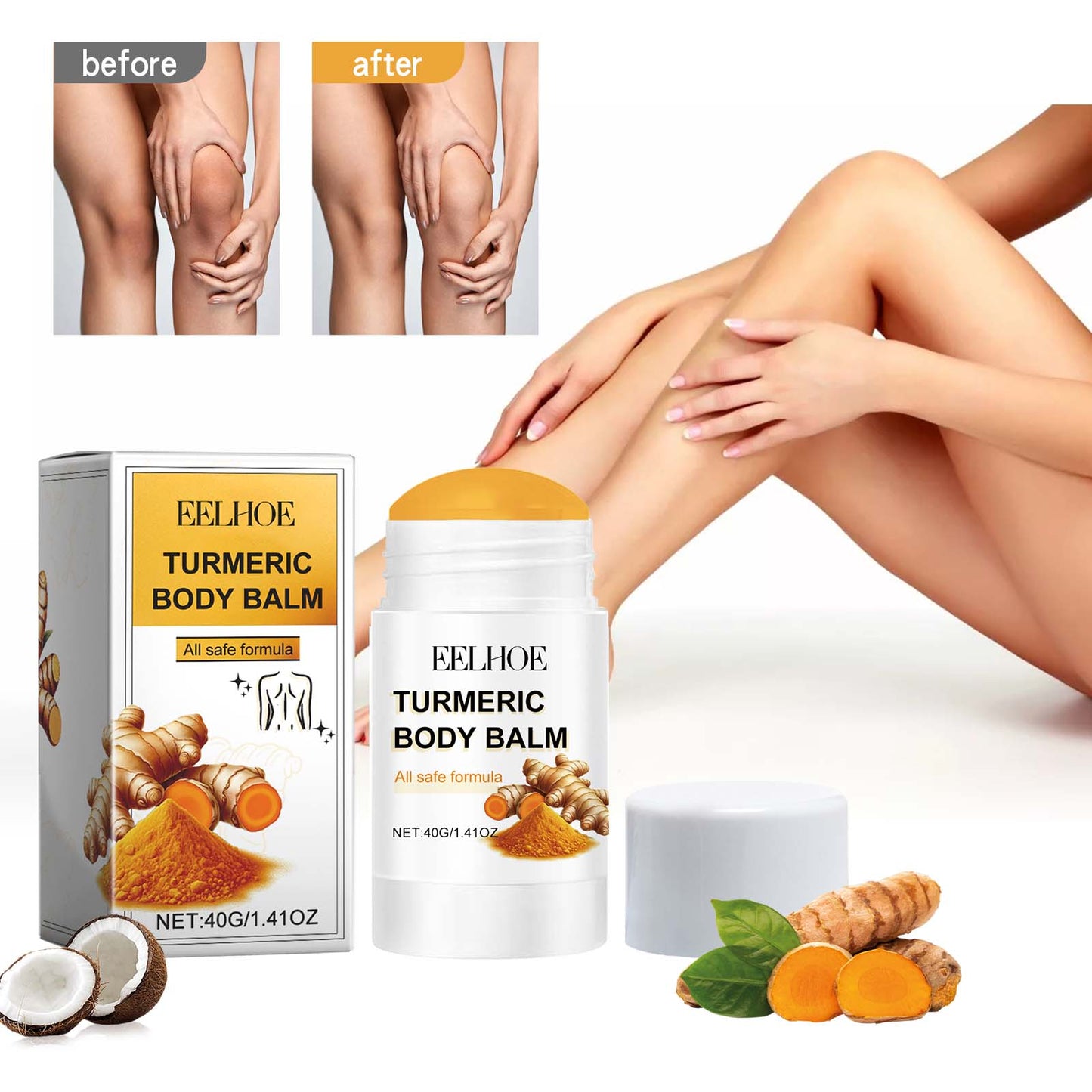 Turmeric Body Balm - Premium Skin Care Stick