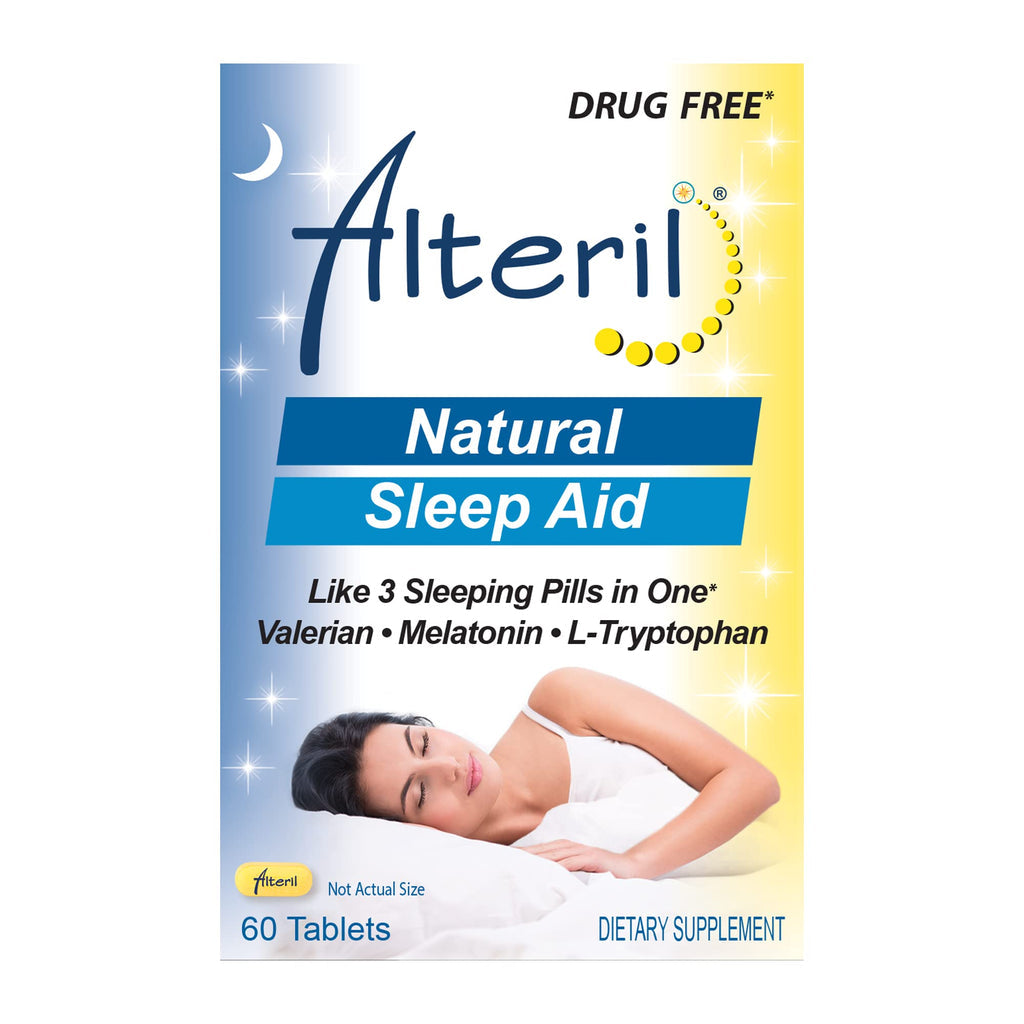 Alteril All Natural Sleep Aid Tablets with L-Tryptophan