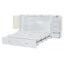 Cama Murphy Grande Blanca con Cajones y Armarios de Almacenamiento