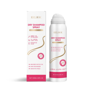 Dry Hair Spray Lazy Fluffy Hair Gel Refreshing Degreasing Hair Leave-In Styling Long Duration Dry Hair Spray - Korvel