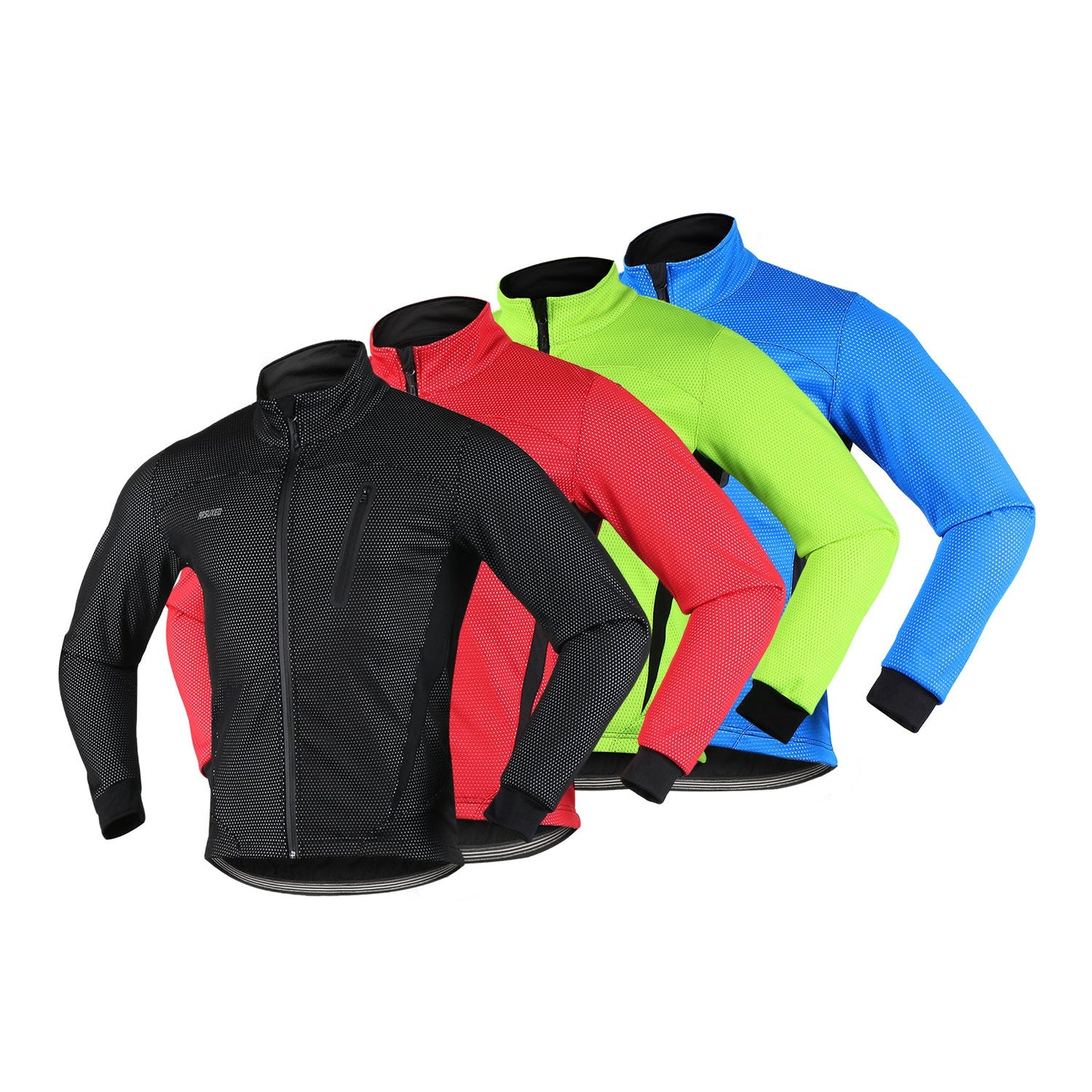 Arsuxeo Men's Fleece Cycling Jacket