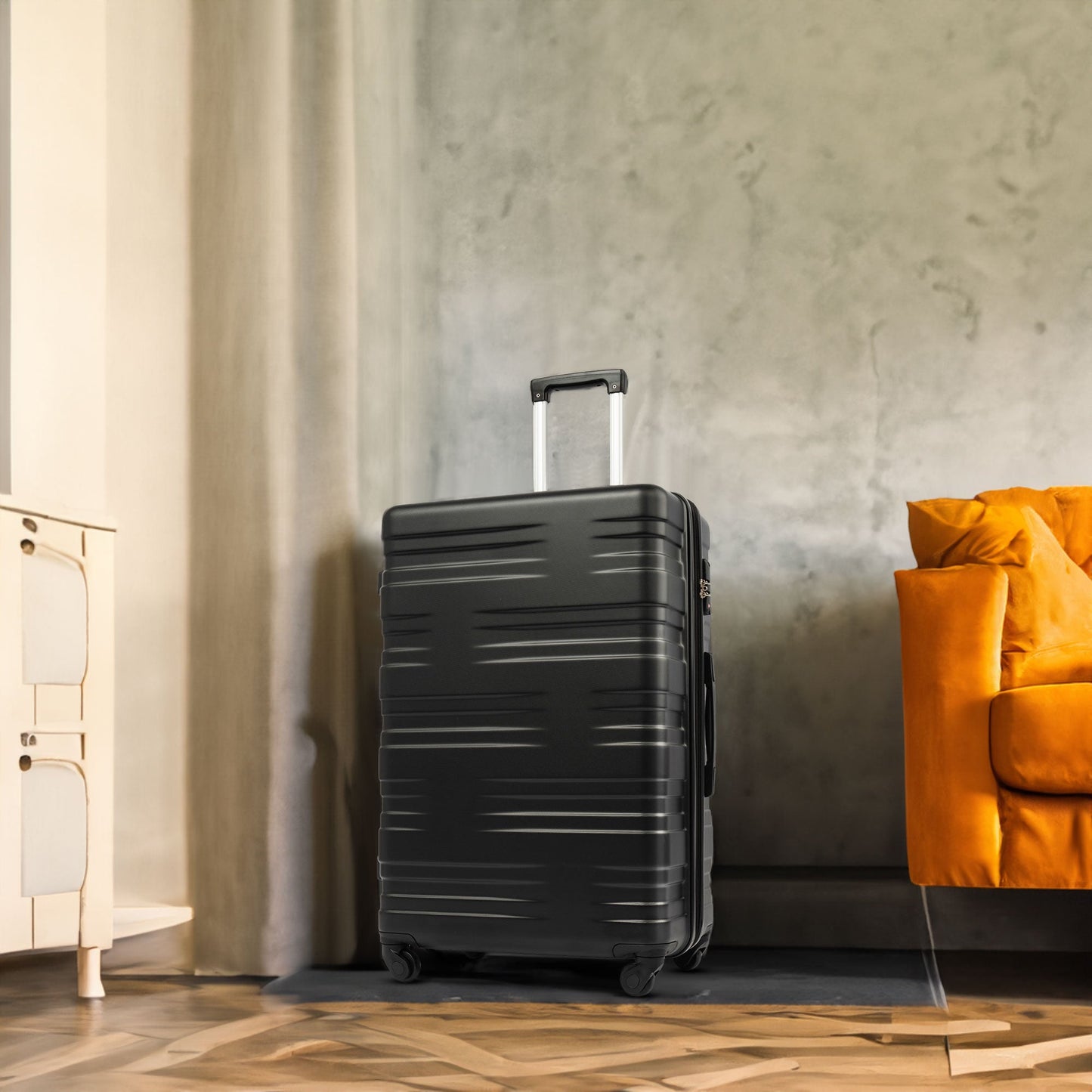 Valise cabine extensible rigide Merax 24" avec serrure TSA