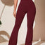 Full Size High-Waist Flare Active Pants