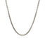 Cadena de Caja Redonda de 2.4mm en Oro Blanco de 14k