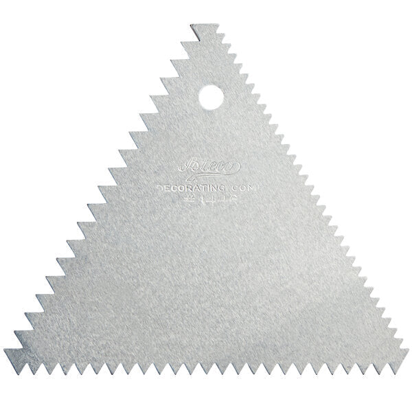 Ateco Aluminum Decorating and Icing Comb, 4 1/4" x 4 1/4"