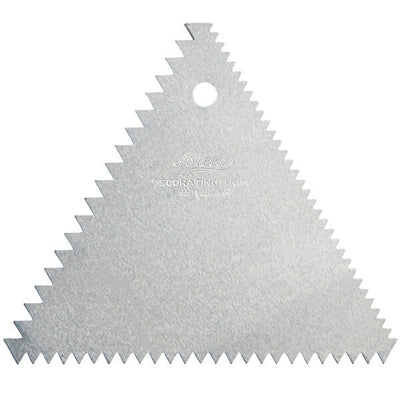Ateco Aluminum Decorating and Icing Comb, 4 1/4" x 4 1/4"